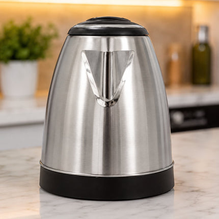 Chaleira Elétrica Inox 1,8 Litros 1000W Desligamento Automático e Base Removível Para Café e Chá