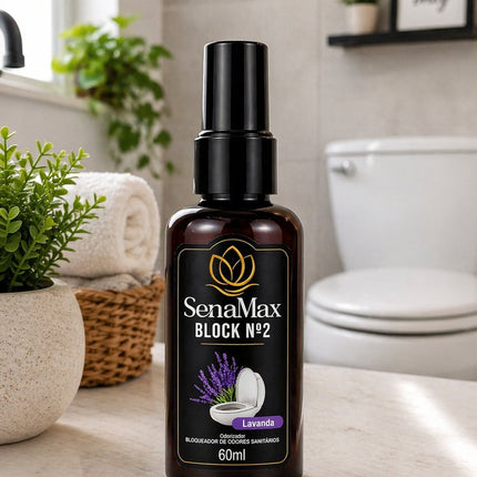 Bloqueador e Neutralizador de Mau Cheiro e Odores Sanitários Spray Compacto 60ml