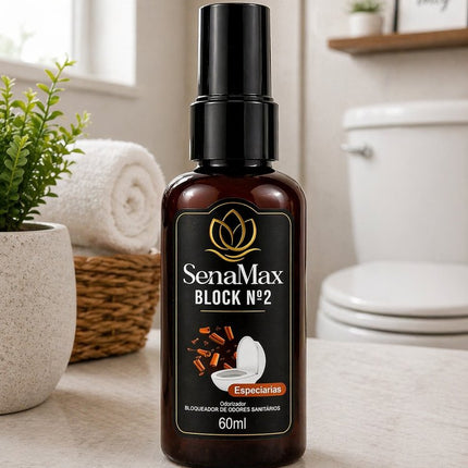 Bloqueador e Neutralizador de Mau Cheiro e Odores Sanitários Spray Compacto 60ml